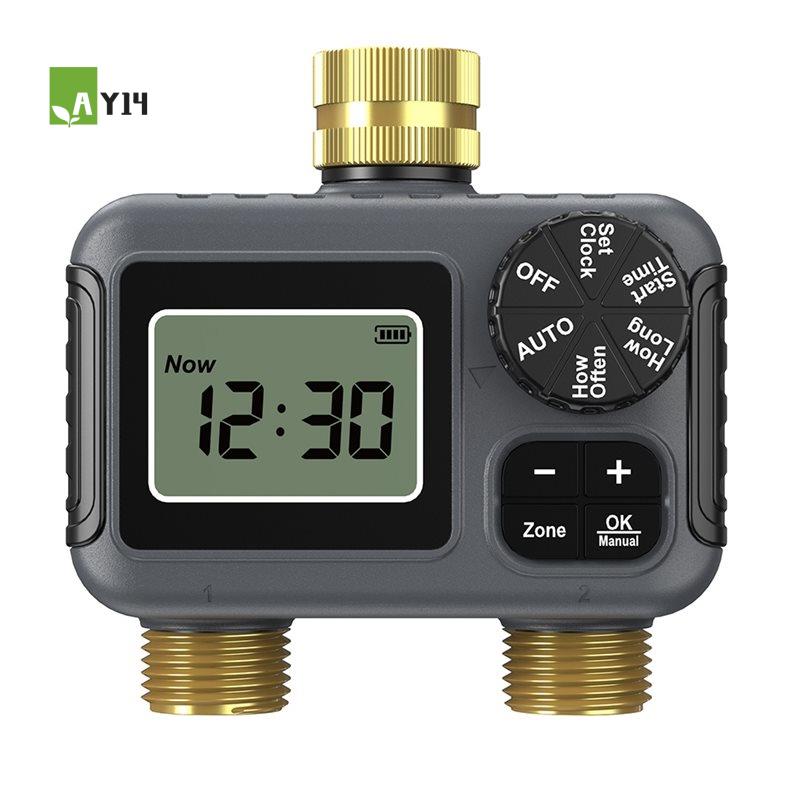 Smart Garden Timer - AY14 - Automatischer Bewässerungstimer mit zwei