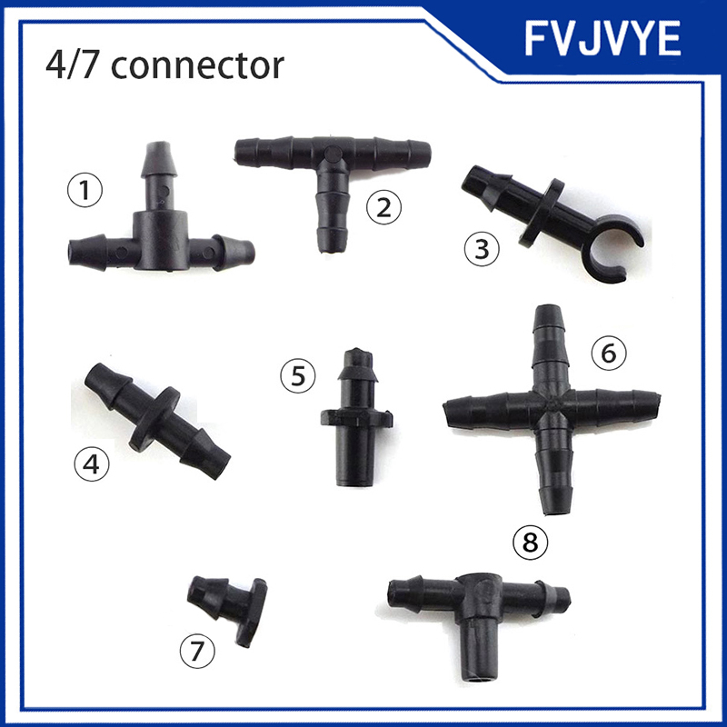 Smart Garden Sprinkler System - 50-teiliges Garten-Tropfbewässerungs-Zubehör-Set für 4/7mm Schlauch, mit