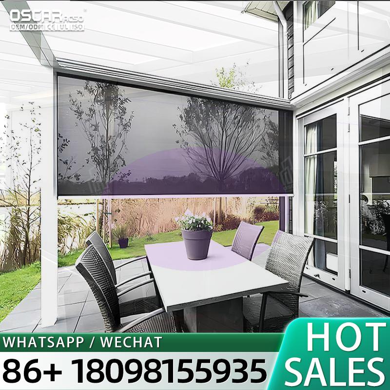 Smart Garden Electric Pergola - Wandmontierte Aluminiumpergola mit Polycarbonatdach und intelligenten