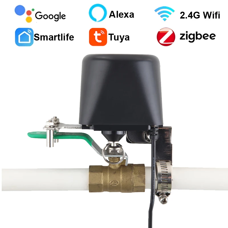 Smart Garden Timer - Intelligentes WLAN-Wasserventil Zigbee Gasventil-Timer Garten-Smart-Wasserhahn-Controller Unterstützt
