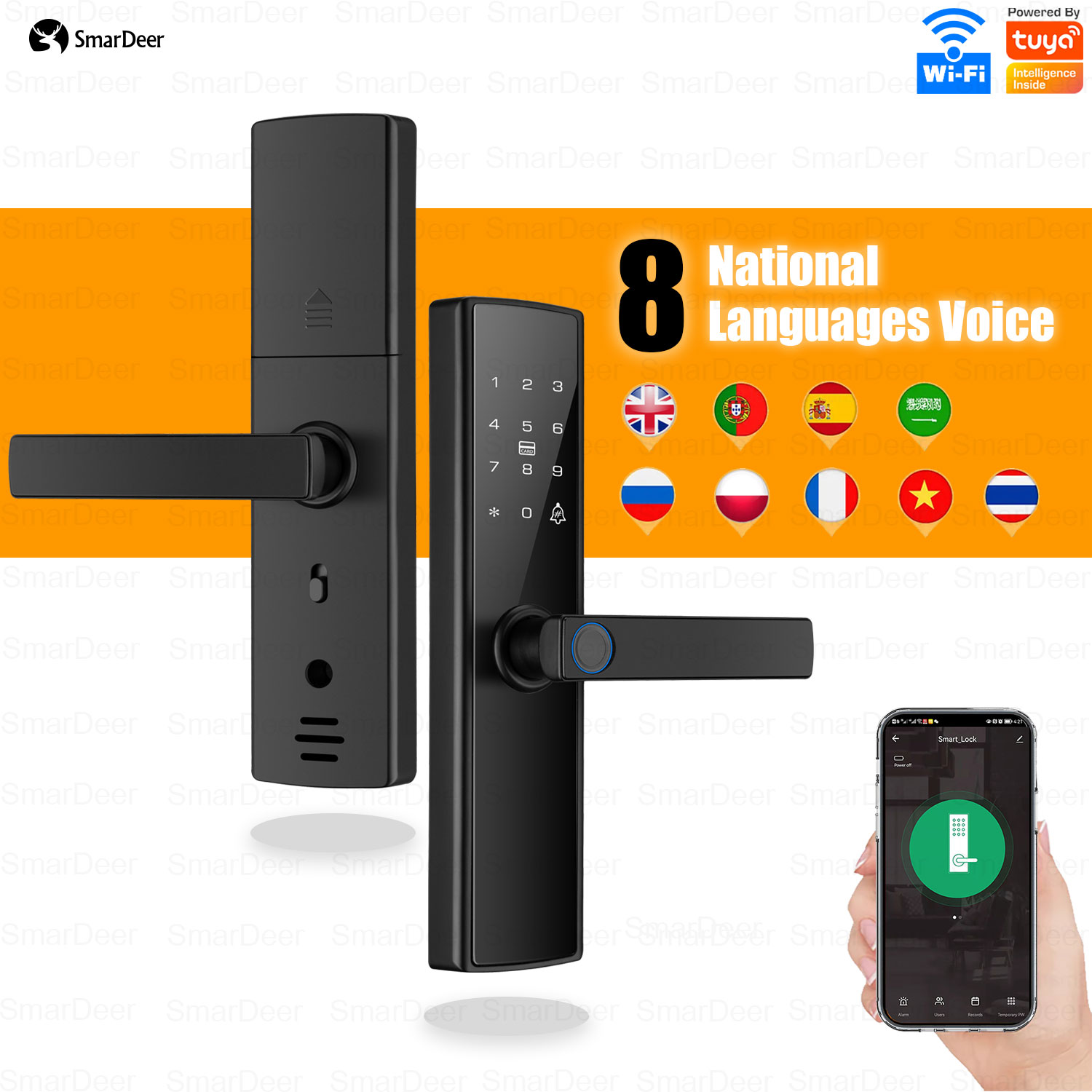 Smart Garden Lock - Smardeer elektronisches Türschloss Tuya Smart Lock