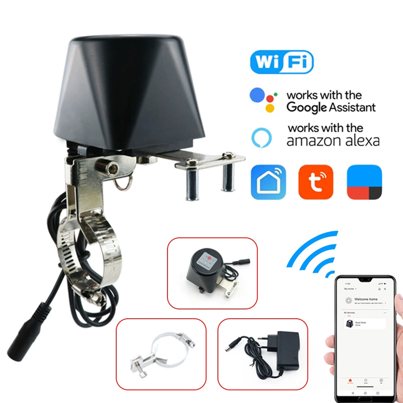 Smart Garden Timer - Tuya Smart Gasventil WLAN Garten-Wasserabsperrventil Timer