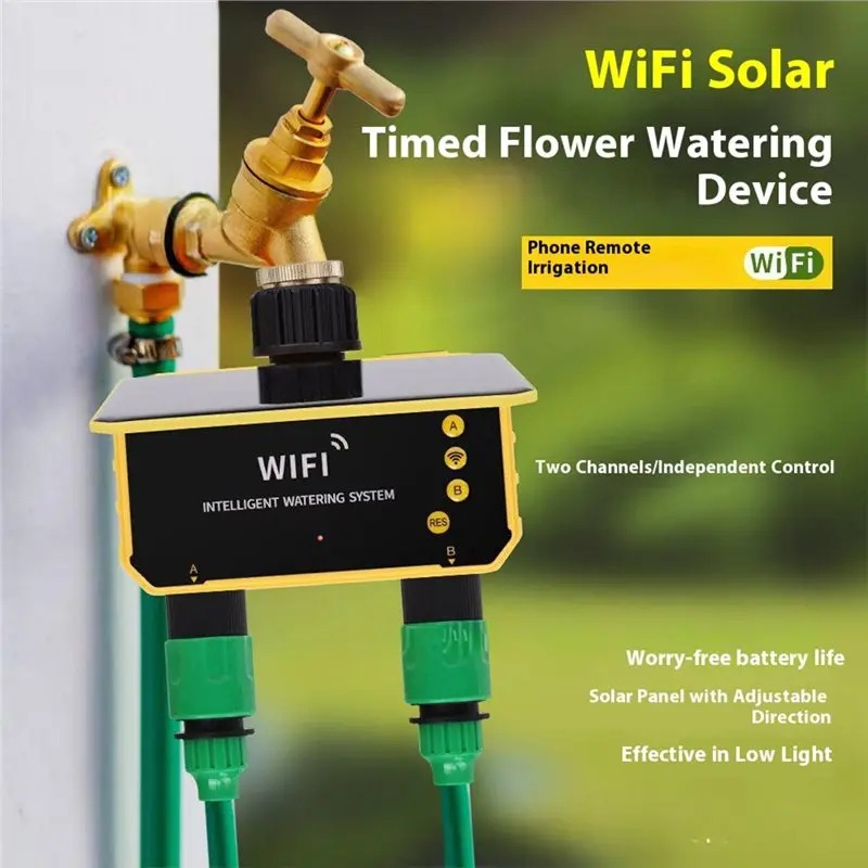 1/2 Ausgänge WLAN Solar-Bewäss – Smart Garden Lock Bewertung und Preis