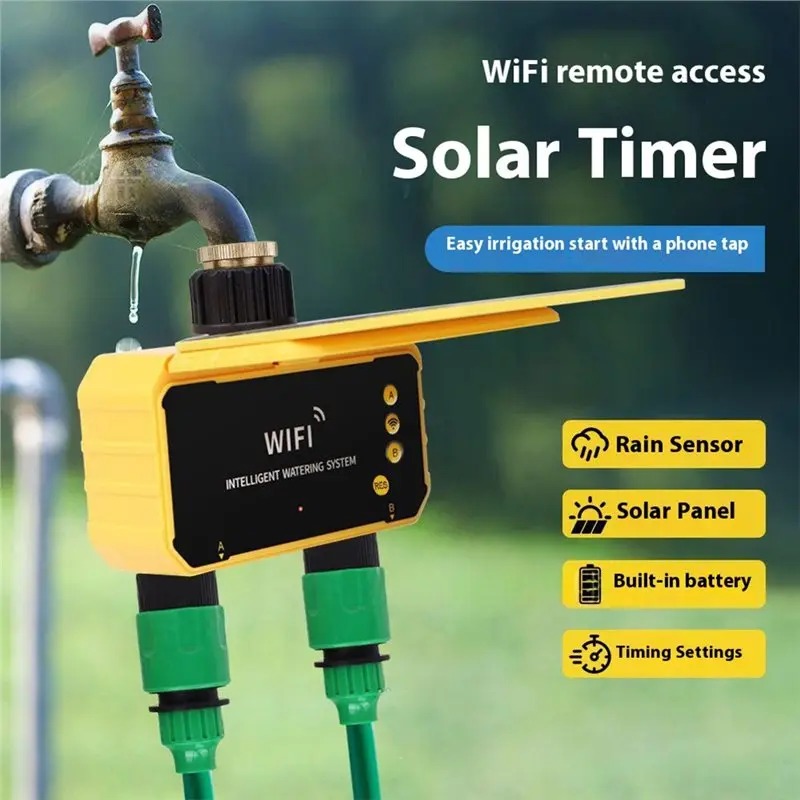 1/2 Ausgänge WLAN Solar-Bewäss – Smart Garden Lock Bewertung und Preis