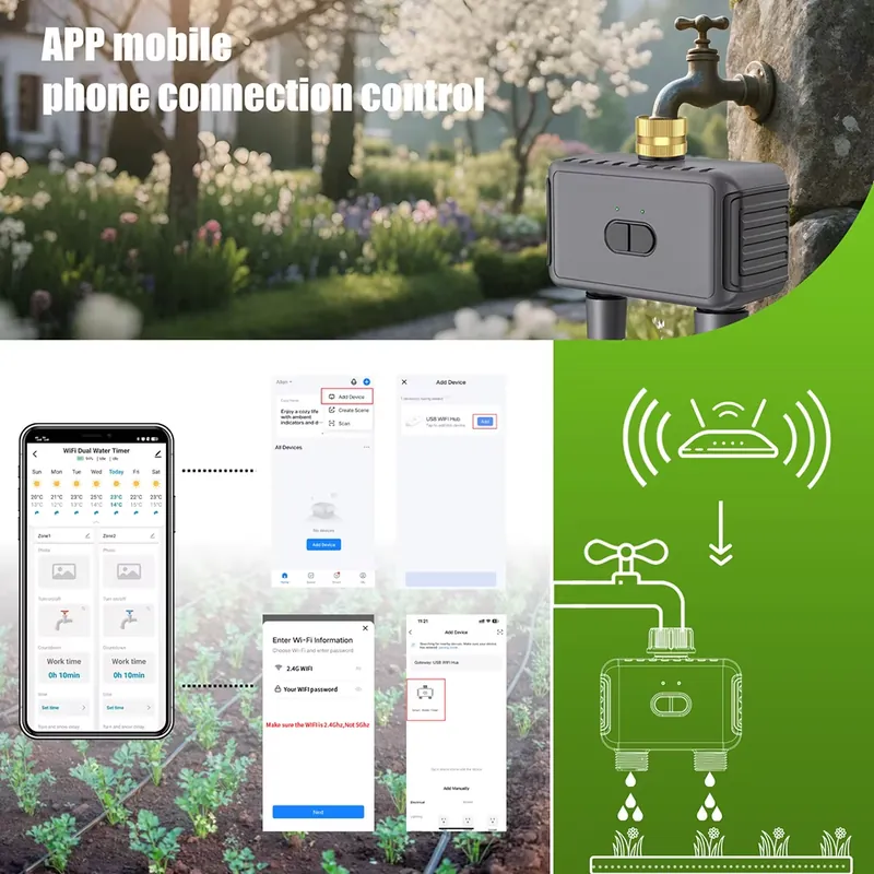 WAP01 WLAN-App-gesteuerter Dop – Smart Garden Timer Bewertung und Preis
