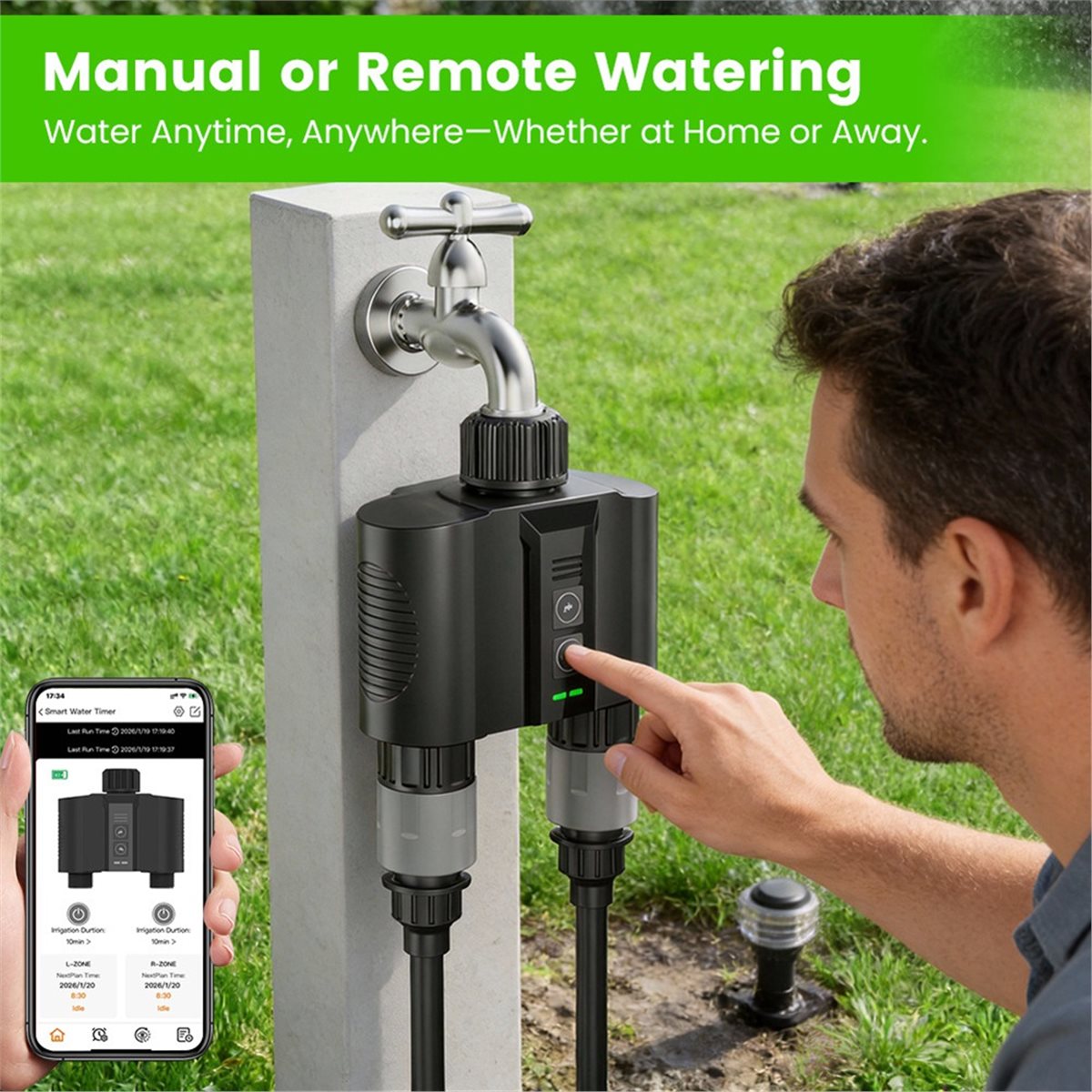 Y17A 1 Set WLAN-Bewässerungsti – Smart Garden Timer Bewertung und Preis