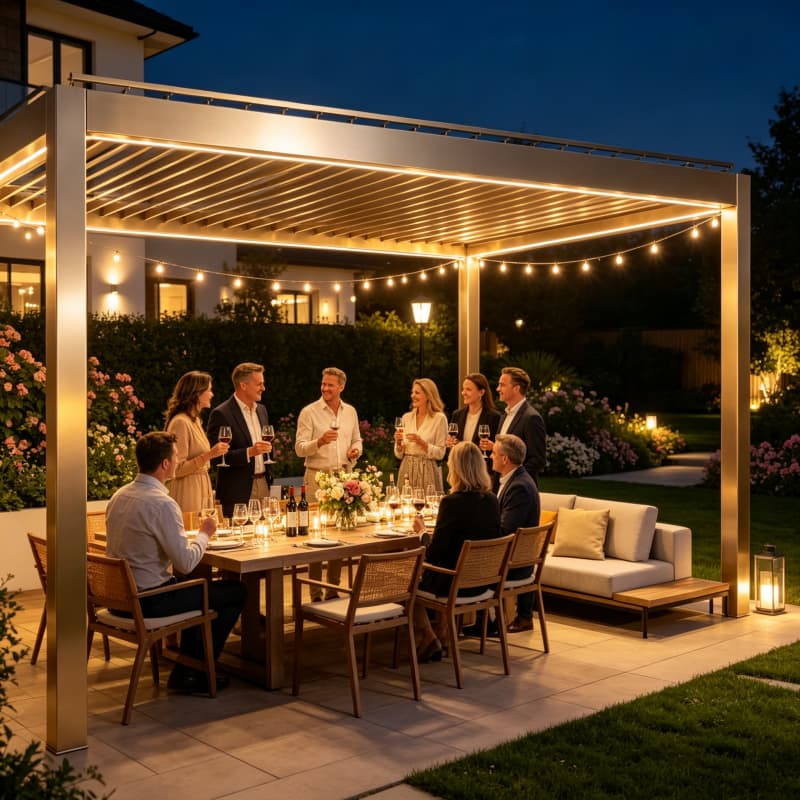 Bioklimatische Aluminium-Pergo – Smart Garden Electric Pergola Bewertung und Preis