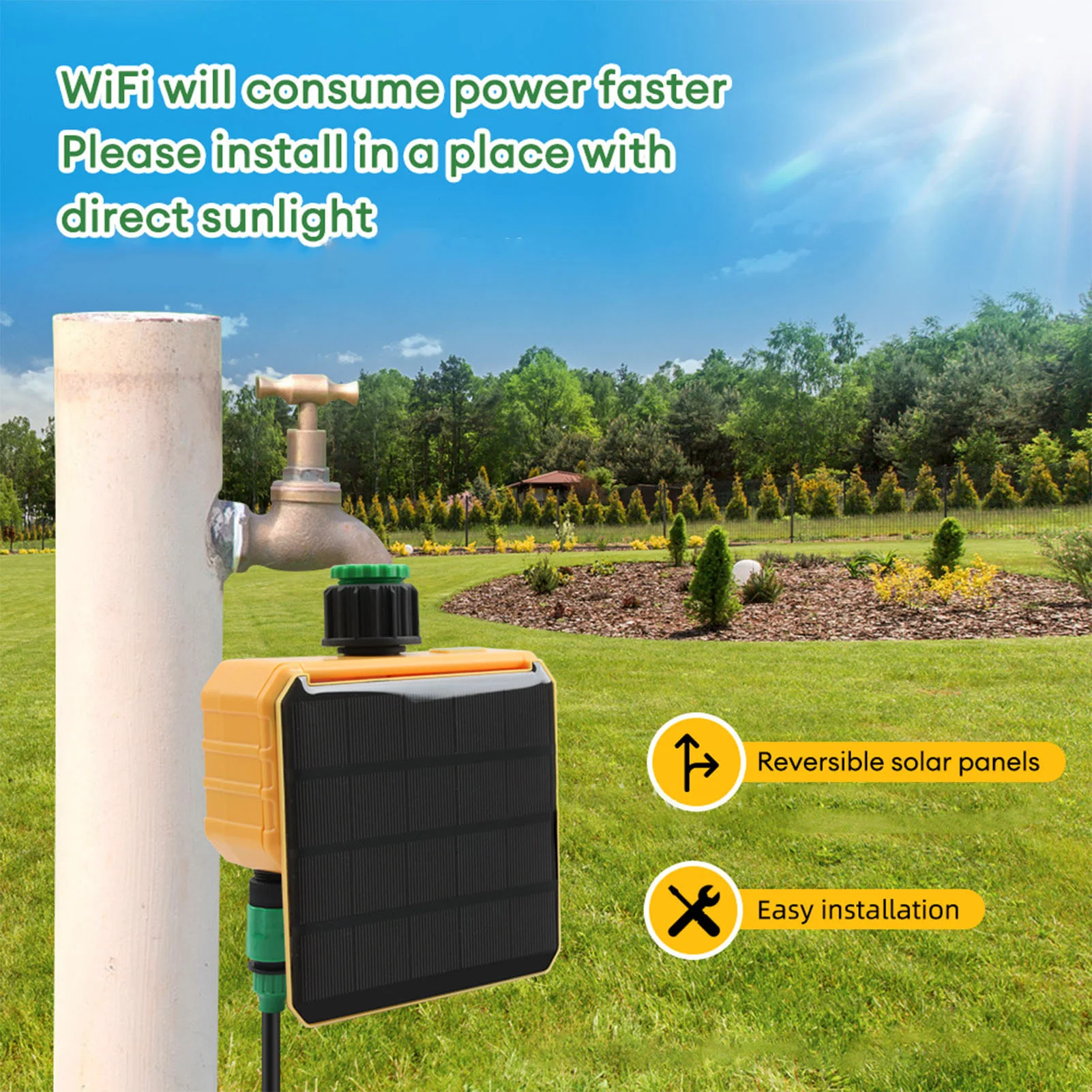 Solarbetriebener WLAN-Smart-Be – Smart Garden Timer Bewertung und Preis