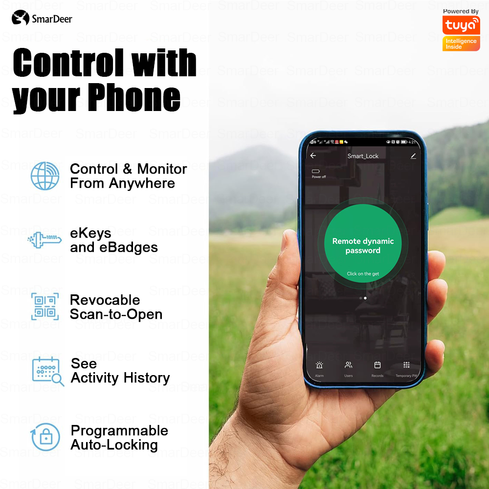 Smardeer elektronisches Türsch – Smart Garden Lock Bewertung und Preis